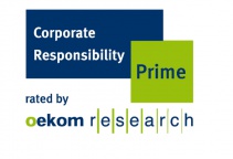 Pernod Ricard maintains its “Prime Status” in the Food & Beverage industry on the Oekom Sustainability Rating since 2013